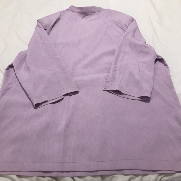 Alia Lilac Purple Tunic Top Embroidery & Bead Embellishments on Neck & Sleeves - Picture 8 of 8